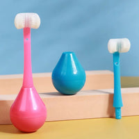 Thumbnail for Three-sided Children’s Toothbrush (Buy 1 Get 1 Free)