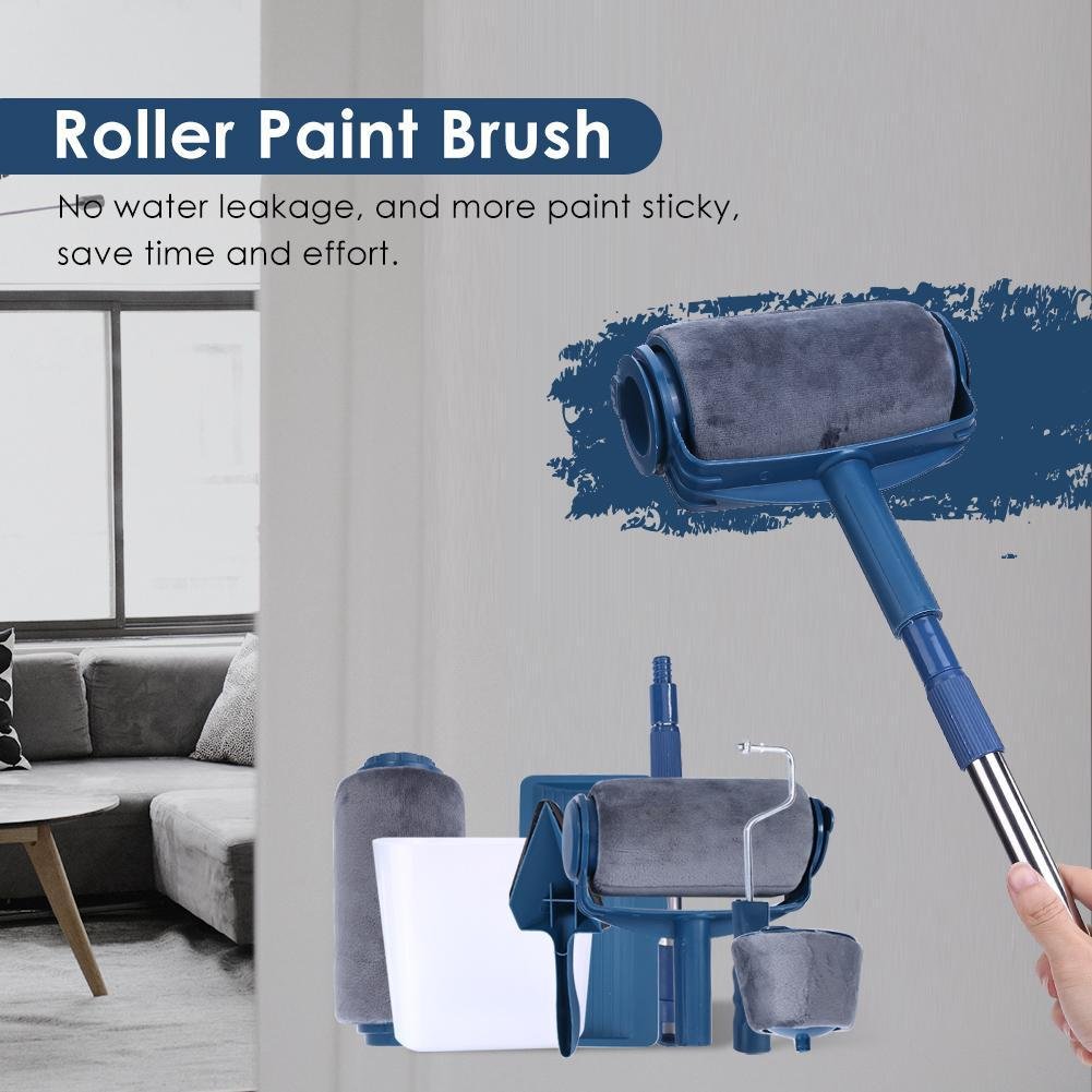 Paint Roller Brush Painting Handle Tool (6 Piece Set)