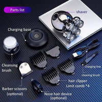 Thumbnail for Men's Electric Head Shaver with 7D Floating Cutter