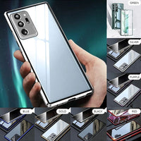 Thumbnail for Magnetic Tempered Glass Double-sided Phone Case For Samsung