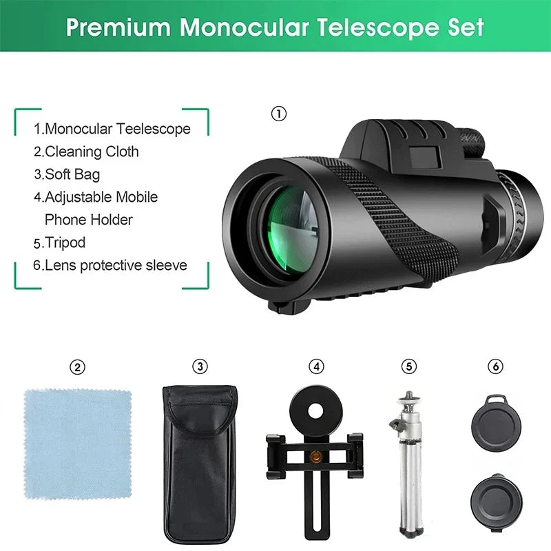 High Definition Portable Monocular Telescope