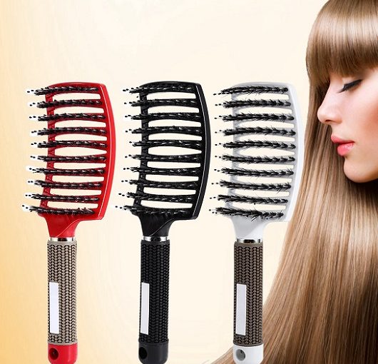 Detangler Bristle Nylon Hairbrush (Buy 1 Get 1 Free)