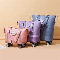 Thumbnail for Foldable High Capacity Bag With Removable Wheels