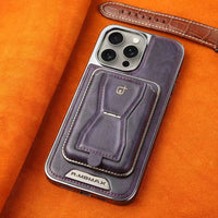 Thumbnail for Magnetic Leather iPhone Case with Removable Cardholder