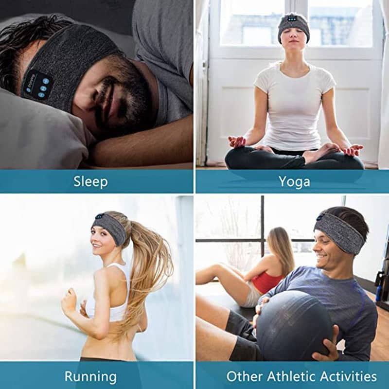 Sleeping Mask with Bluetooth Headphones