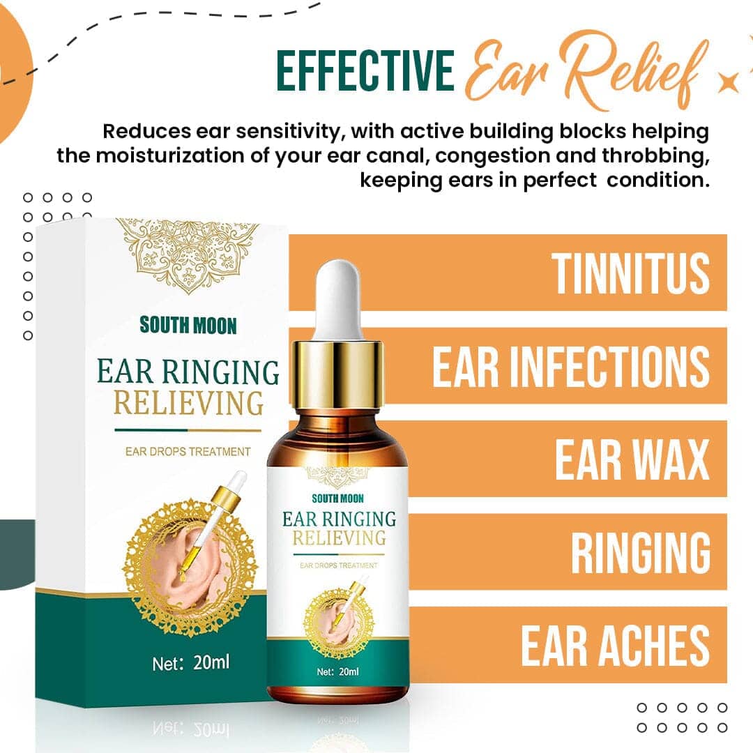 All-Natural Tinnitus Relief Ear Drops (Buy 1 Get 1 Free)
