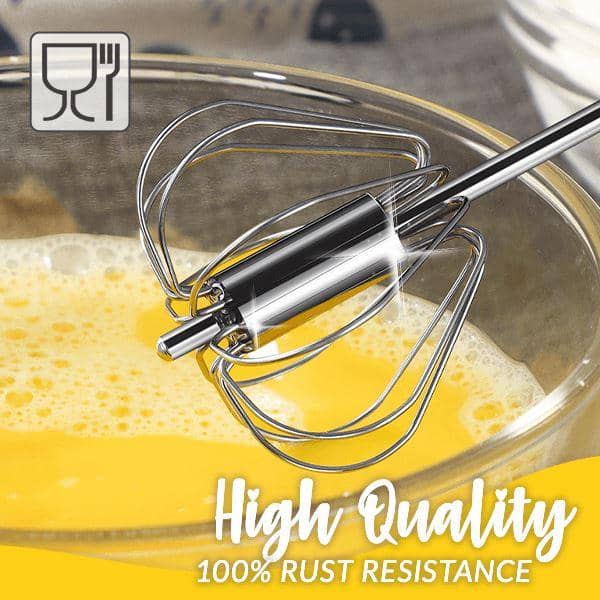 Stainless Steel Semi-Automatic Whisk (Buy 1 Get 1 Free)