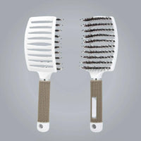 Thumbnail for Detangler Bristle Nylon Hairbrush (Buy 1 Get 1 Free)