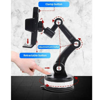 Thumbnail for 360 Rotated Degree Super Stable Suction Cup Car Phone Holder