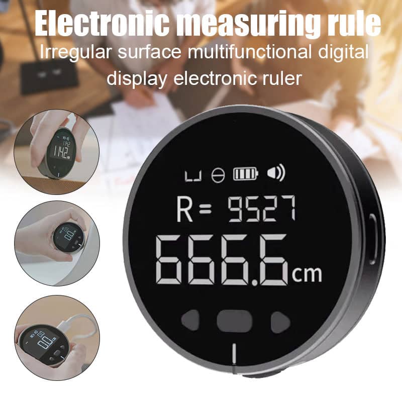8-In-1 Electronic Measuring Ruler