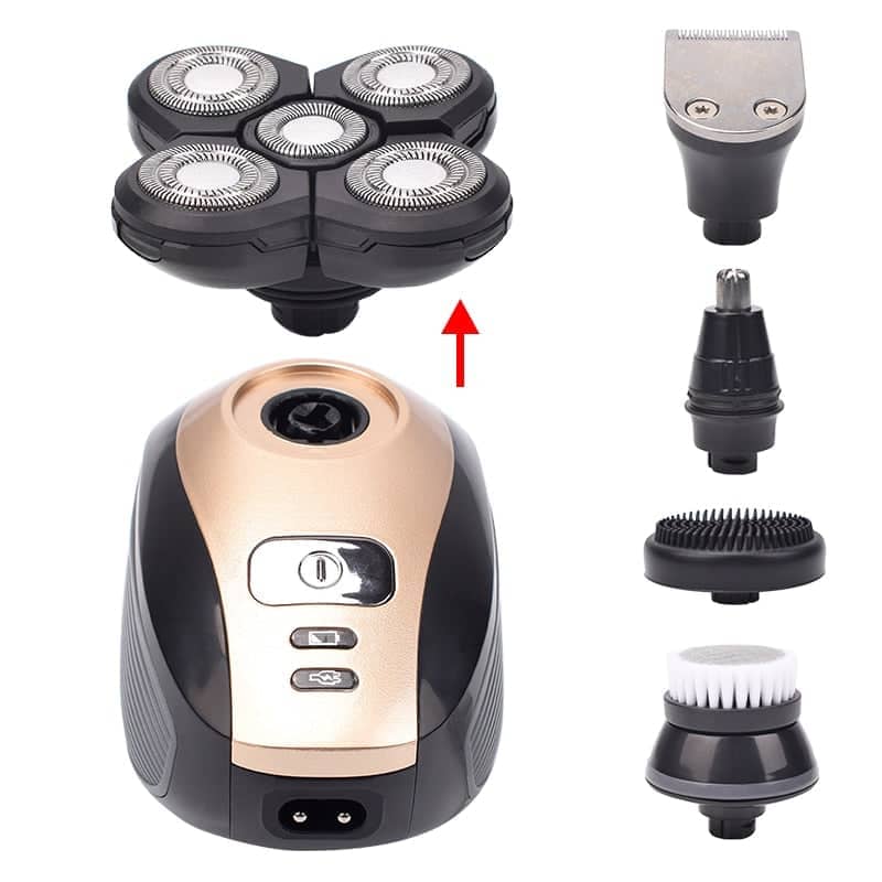 5-In-1 4D Men's Rechargeable Shaver Grooming Kit