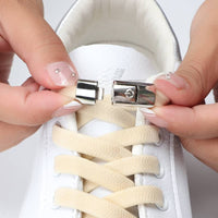 Thumbnail for Press Lock No Tie Shoelaces - 1 Pair