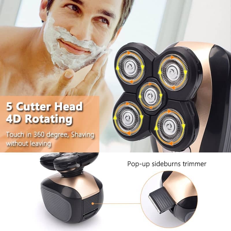 5-In-1 4D Men's Rechargeable Shaver Grooming Kit