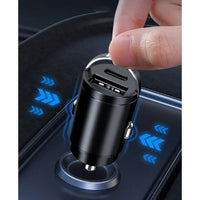 Thumbnail for Mini Stealth USB/USB-C Car Quick Charger