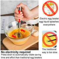 Thumbnail for Stainless Steel Semi-Automatic Whisk (Buy 1 Get 1 Free)