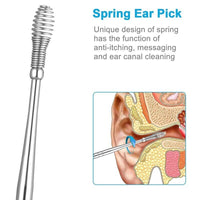 Thumbnail for Helical Spring Earwax Cleaner 6PCS Tool Set