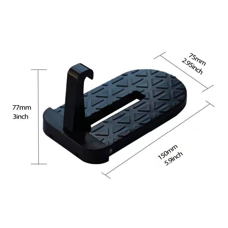 Multifunction Foldable Car Roof Rack Step (Black)