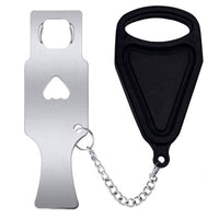 Thumbnail for Portable Self-Defense Door Lock Home & Kitchen Shopzu.com Black 