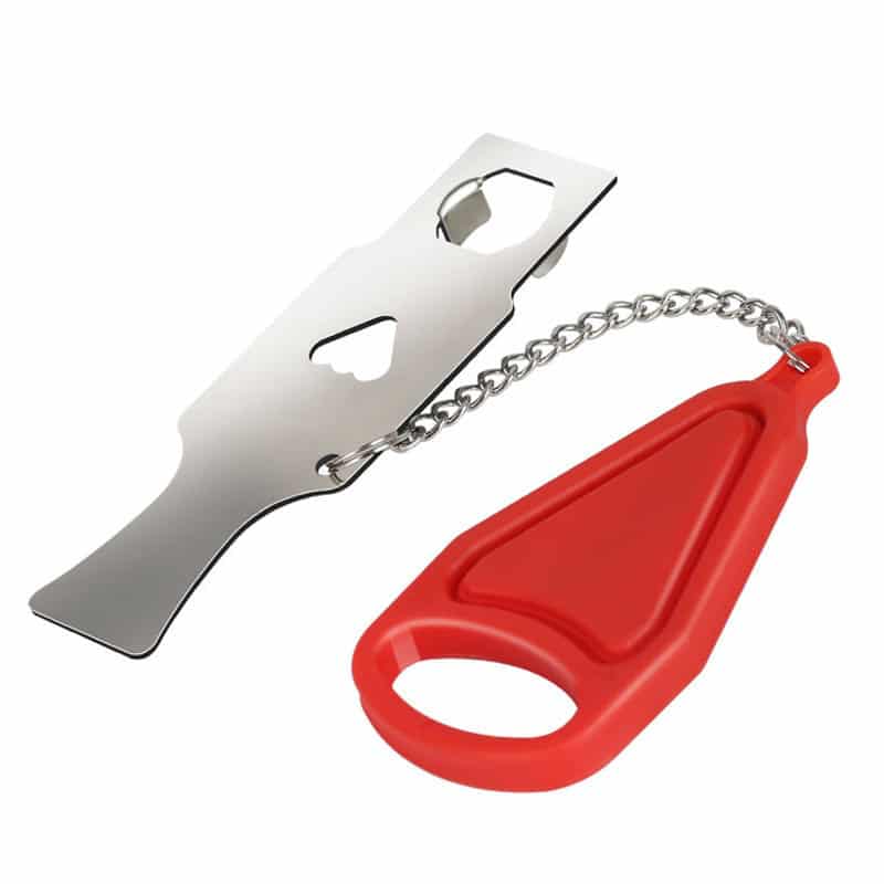 Portable Self-Defense Door Lock Home & Kitchen Shopzu.com Red 