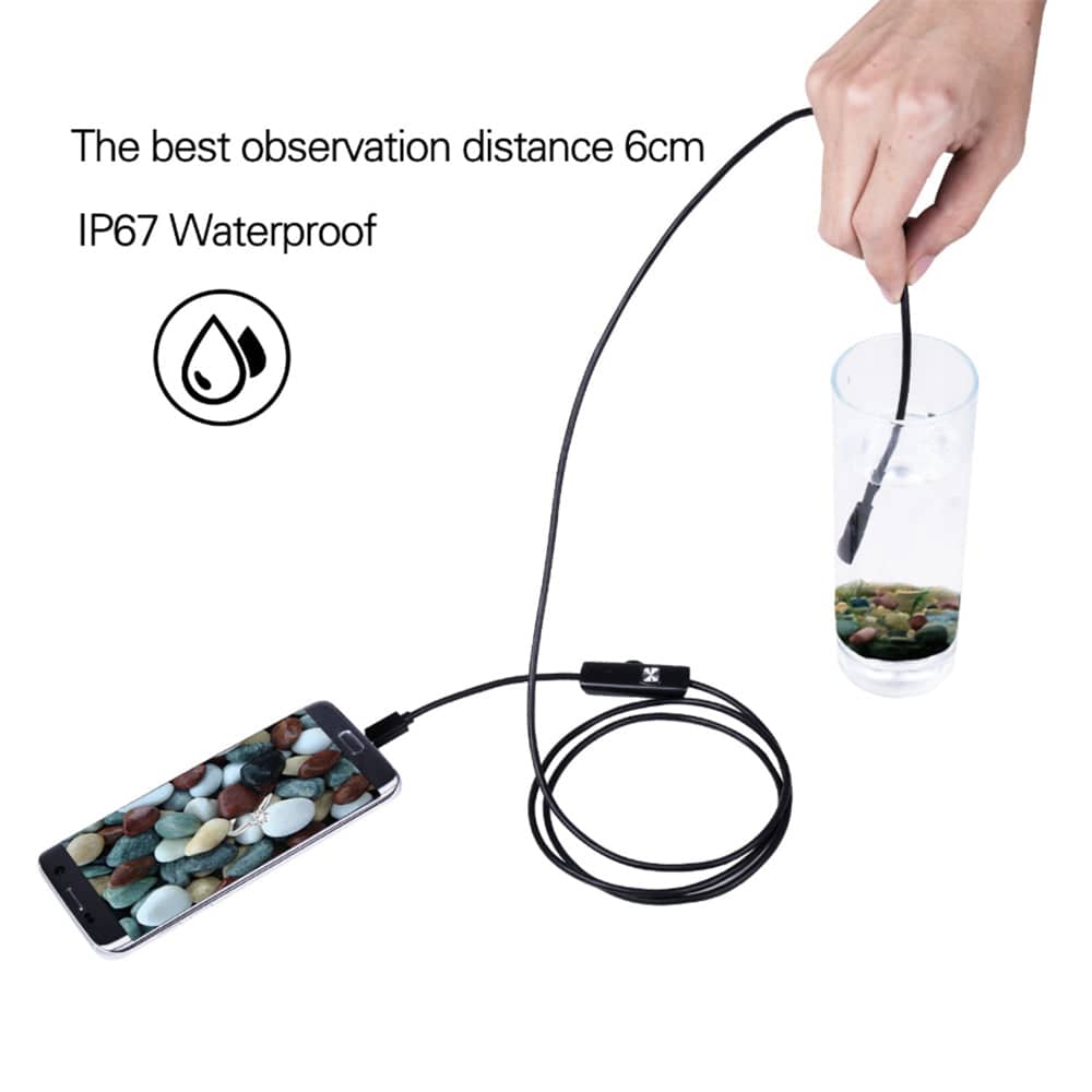 Mini Waterproof Inspection Camera (USB, Micro USB, Type-C Only)